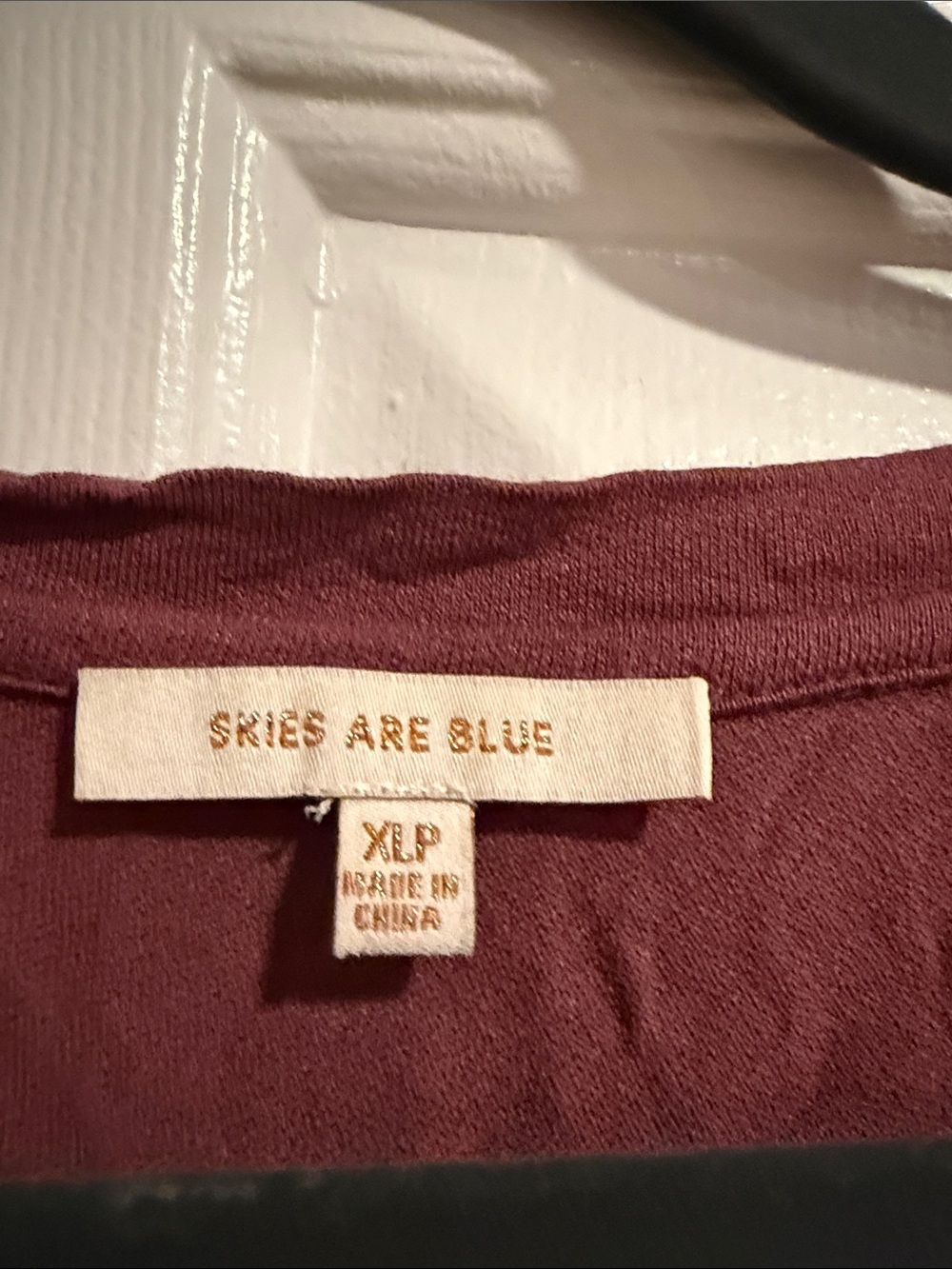 Skies Are Blue Dusty Rose Button-Back Short Sleeve Blouse - Picture 3 of 4